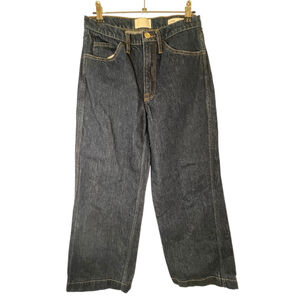 FRAME Le Italien Wide Leg Dark Wash High Rise Denim Jeans